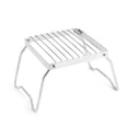 thumbnail image 2 of Awdenio Outdoor Stove Bracket Portable Foldable Kettle Bracket Stainless Steel Striped Mini Bracket Baking Tray Bracket, 2 of 9