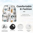 thumbnail image 3 of Balery Puppy Mens Swim Trunks Swim Shorts for Men Quick Dry Inseam Beach Shorts with Compression Liner Pocket-Large, 3 of 9