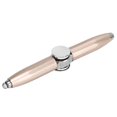 thumbnail image 1 of Light Up Fingertip Gyro Ballpoint Pen, Rotating Writing Pen with LED Light for Stress Relief, Gold, 1 of 4