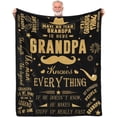 thumbnail image 1 of LHSHID Grandpa Gifts Blanket Grandpa Birthday Gifts Best Grandpa Gifts Gifts for Grandfather New Grandpa Gifts Gifts for Grandpa Papa Grandfather Soft Throw Blanket 50"x60", 1 of 7