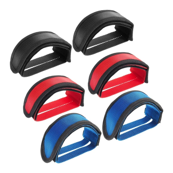 3 pares de correas para pedales de bicicleta, accesorios universales para ciclismo al libre, correas portátiles para pedales de bicicleta fija.