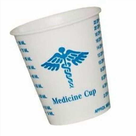 Solo 3 Oz. Disposable Medicine Cup- Wax Paper, Count of 100