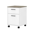 thumbnail image 1 of Key West 2 Drawer Mobile File Cabinet in White and Gray - Engineered Wood, 1 of 10
