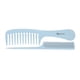 thumbnail image 5 of Juego de peines para seccionamiento de dientes finos para desenredar dientes anchos de peluquería de salón de 2 piezas Azul Yuyangstore peine de desenredado de dientes anchos, 5 of 8
