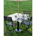 thumbnail image 4 of Fsddascl Blue Christmas Outdoor Tablecloth - 60x60 Inch Square Dining Table Cover, Xmas Poinsettia Eucalyptus Leaves Birds Waterproof Outdoor Table Cloth with Umbrella Hole & Zipper for Picnic/Patio, 4 of 7