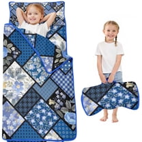 Pioneer Flower Floral Print Pattern Toddler Nap Mats for Kids Preschool,Sleeping Mat Bag or Kids,Toddler Sleeping Bag,Toddler Nap Mat or Daycare