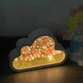 thumbnail image 4 of DIY Tulip Night Light Mirror 2in1 Handmade Furniture Decoration Simulation Flower Bedroom Sleeping Table Lamp Children Girl Couple Friends Gift Decoration Desk Mirror (13 Flowers-Pink), 4 of 6