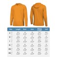 thumbnail image 4 of TRYSIL Men's Athletic Hooded UPF 50+ Sun Protection Long Sleeve Fishing Running Rash Guards Shirts, 4 of 6