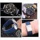 thumbnail image 5 of Correa de reloj de caucho de silicona curvada de 22 mm para Ulysse Nardin DIVER 263 Correa negra, marrón y azul de 25 x 12 mm Correa de reloj impermeable elevada, 5 of 5