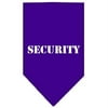 Security Screen Print Bandana Purple Small