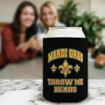thumbnail image 5 of Mardi Gras Party Supplies Mardi Gras Throw Me Beads 24-Pack Can Drink Thermocoolers, 5 of 8