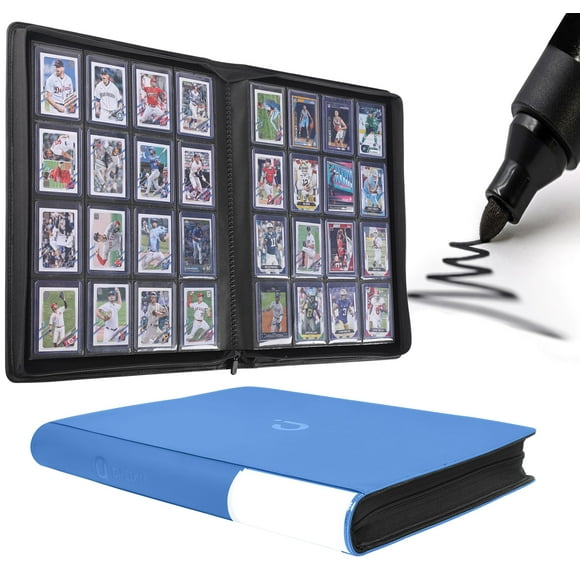 Display Album D DACCKIT modelo A, color azul cielo, con capacidad para 640 tarjetas