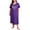 PurpleHeartButterfly, variant on FEREMO Plus Size Nightgowns for Women Short Sleeve Sleepshirt Knee Length Sleepwear with Pockets