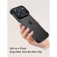thumbnail image 3 of Funda Losin iPhone 17 Pro Max Sin Marco con Bumper de Silicona Negra, 3 of 8
