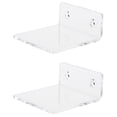 thumbnail image 4 of Wall Shelf, Display Rack Scratch Proof Acrylic Lightweight Sturdy  for Decoration, 4 of 8