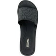 thumbnail image 3 of Michael Kors MK Signature Logo Print Wade Slide Black, 7M, 3 of 4
