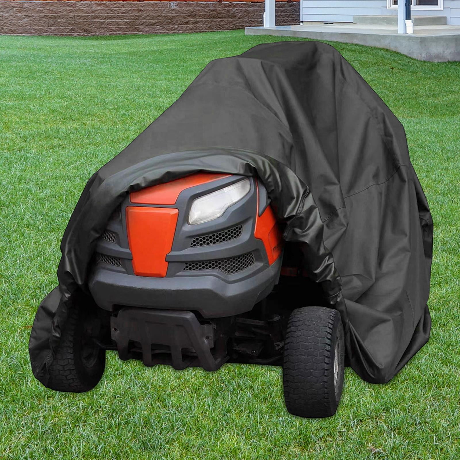 Colaxi Outdoor Riding Mower Cover Lawn Mower Cover Universal Water Resistant Covers Waterproof Tractor Cover for Outdoors Protection 183cmx137cmx117cm