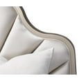 thumbnail image 5 of Michael Amini Malibu Crest Queen Scalloped Panel Bed - Porcelain/Chardonnay, 5 of 13