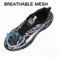 thumbnail image 3 of CHICVOMEY Running Shoes for Men Platform Thick Sole Non Slip Durable Shock Absorbing Air Cushion Breathable Lightweight for Summer Daily Walking & Running Unisex, 3 of 7