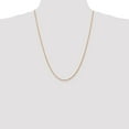 thumbnail image 2 of Auriga Fine Jewelry 14K Rose Gold 10.8mm Rope Chain Necklace 24inch for Women, 2 of 6