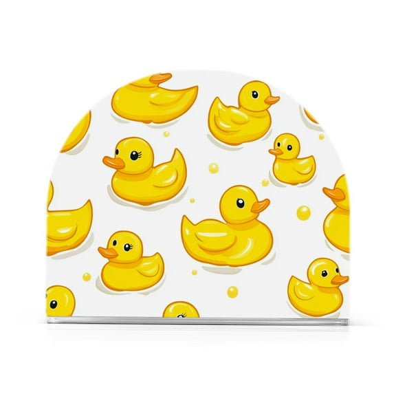 Yayeee Napkin Holder for Table Kitchen Paper Tissue Organization, Yellow Rubber Ducks