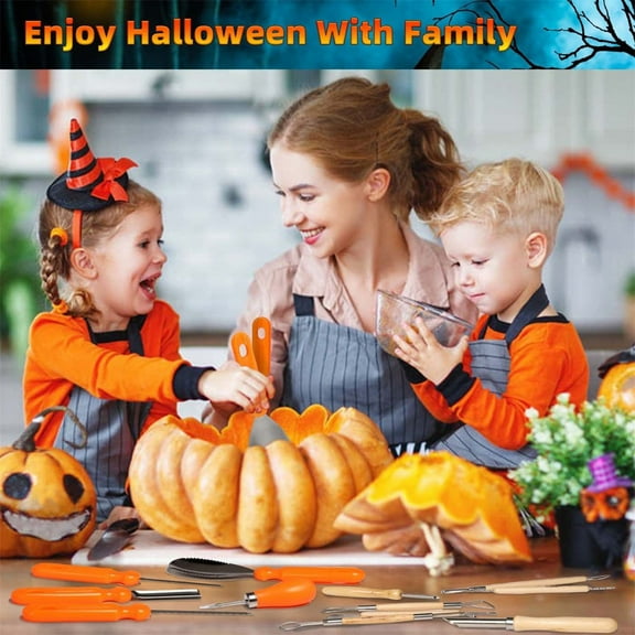 WSBDENLK 13-Piece Pumpkin Carving Kit Lantern Carving Tools