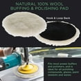 thumbnail image 6 of Buffing & Polishing Pad Kit with 6 - 6.5" Grip Pads; 5 Waffle Foam & 1 Wool DA, 6 of 7