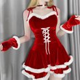 thumbnail image 3 of Venta caliente 2024, disfraz navideño sexy, conejita de discoteca, mucama sexy, seducción, lindo conjunto de fiesta de princesa, 3 of 4