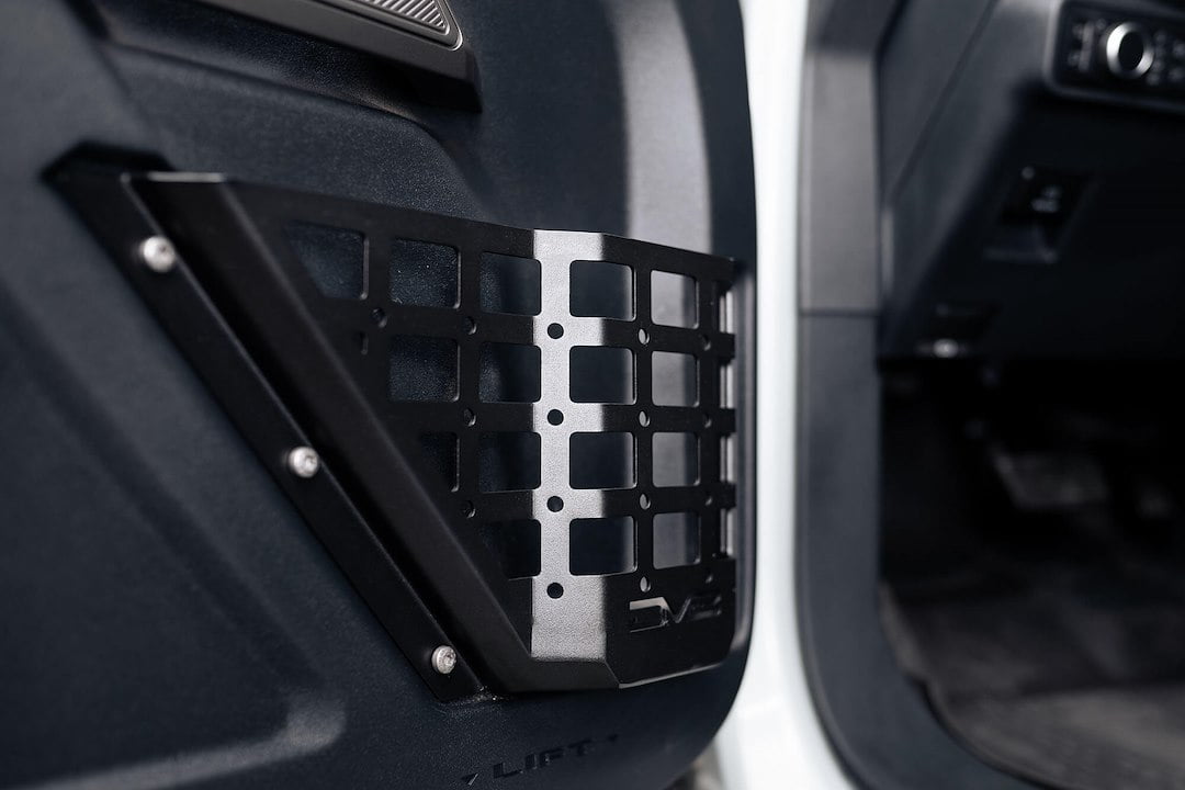 DV8 Offroad Front Door Pocket Molle Panels for 2021+ Ford Bronco 6th Gen | Driver & Passenger Side Pair | Increased Capacity of Door Pockets | Compatible with Molle Accessories