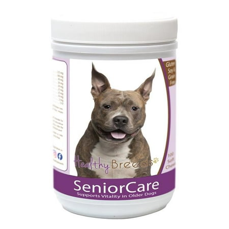 Healthy Breeds 840235163930 American Staffordshire Terrier Senior Dog Care Soft