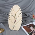 thumbnail image 4 of Earring Storage StandDesktop Wood Jewelry Display Jewelry Display Stand Jewelry Display Rack Elevated Design, 4 of 5