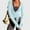 Blue, variant on Long Sleeve Wrap Top Self Tie Yoga Women Dance Workout Active Blouses