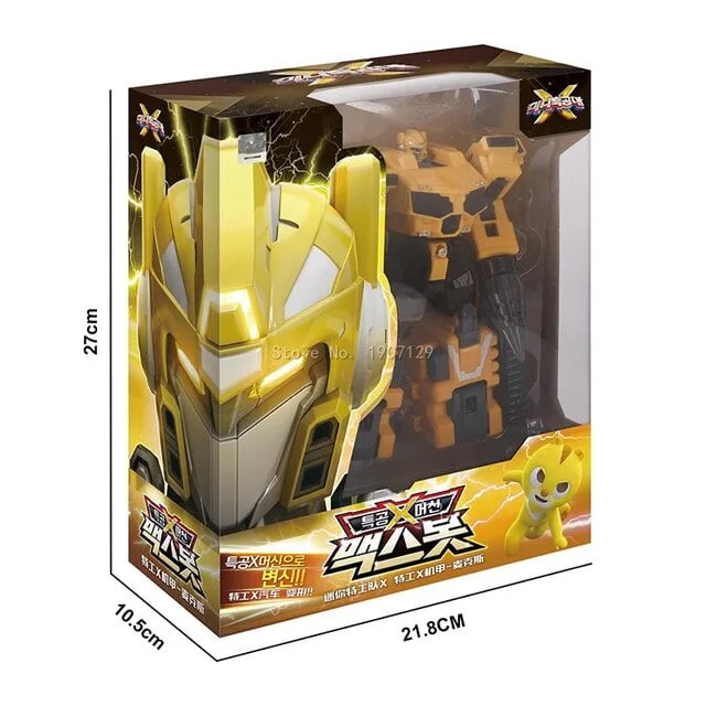 DMH Mini Force Super Dinosaur Power Transformation Robot Toys Action Figures MiniForce X Simulation Car Deformation Airplane Toy