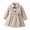 Beige, variant on Girls Dress Coat Girls Winter Jackets Button Peacoat Toddler Lie Fallow Clothes Outwear