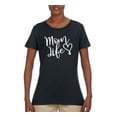 thumbnail image 2 of Mom Life Best Mom Mother's Day Gift Blessed Family Kids | Womens Mother's Day Graphic T-Shirt, Black, Small, 2 of 4