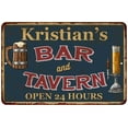 thumbnail image 1 of Kristian's Green Bar & Tavern Rustic Sign 8 x 12 Matte Finish Metal 108120047926, 1 of 1