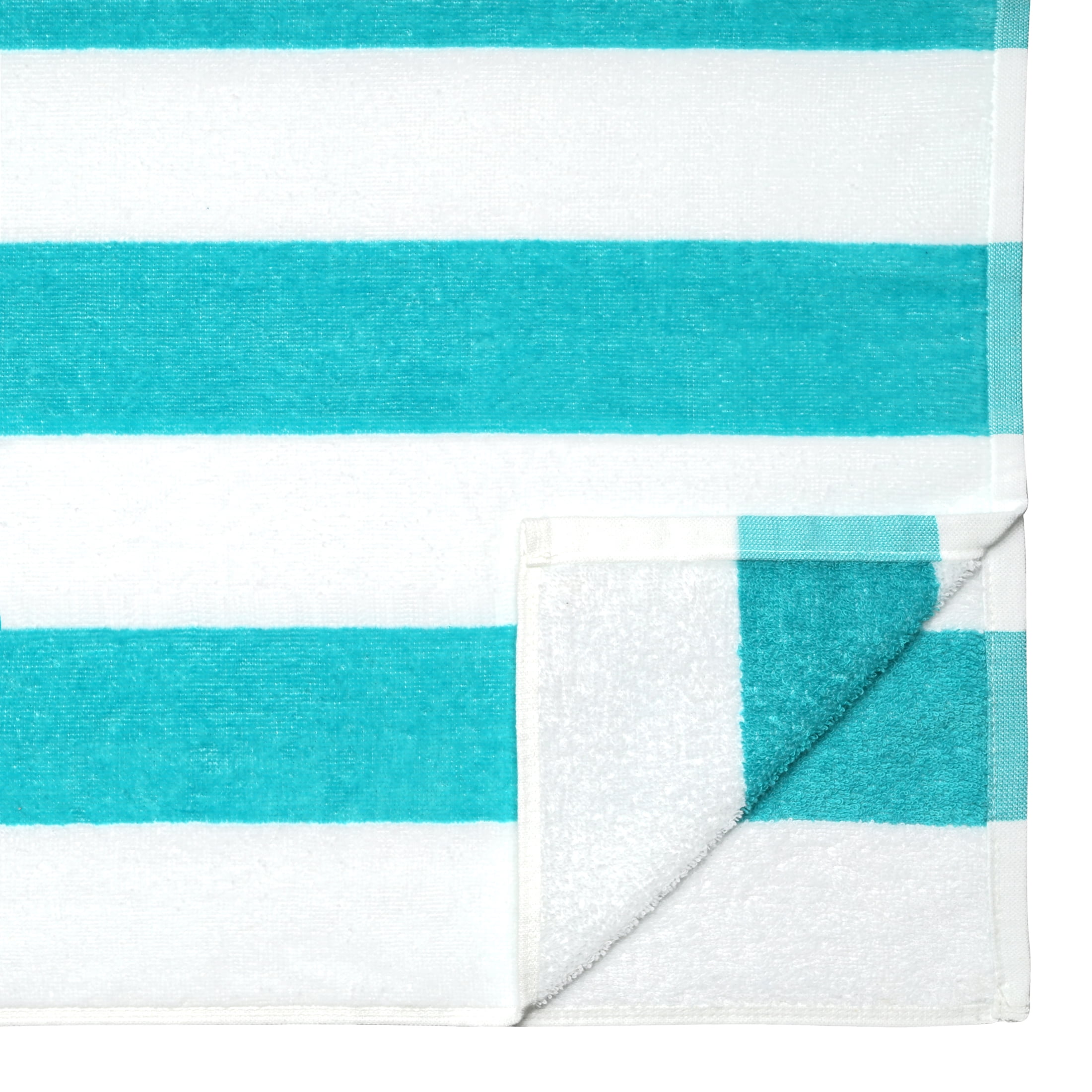 Mainstays Cabana Stripe Cotton Blend Beach Towel, 58