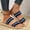 Blue, variant on WILLBEST Boot Slippers Women's Casual Slippers Fashionable and Lightweight for External Wear Flat Bottomed Sandals for External Wear