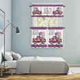 thumbnail image 5 of 4th of July Kitchen Curtains Sets for Windows 24 Inch Length, Red Blue Plaid Truck Floral Star Rod Pocket Window Treatments Tier Curtains and Valances Set for Bedroom/Bathroom, 5 of 8