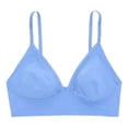 thumbnail image 1 of Aerie, Bralette Sexy Copa Triangular, Talla Xs, Ligero,azul, 1 of 2