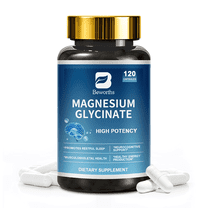 Beworths Magnesium Glycinate | Magnesium Complex Supplement for Muscle, Bone & Immune Health | 120 Capsules