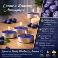 thumbnail image 2 of VeZee Blueberry Scented Tealight Candles, Aromatherapy Tealights for Yoga & Spa, 120 Ct, 2 of 5