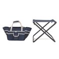 thumbnail image 4 of Expert Gardener 16" Folding Gardening Stool with Detachable Tote, Navy Blue, 4 of 7