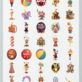 thumbnail image 4 of 35pcs-50pcs Adorable Animal Stickers Funny Clown Stickers Colorful Carnival Stickers for Luggage Laptop Suitcase, 4 of 9