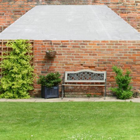 16x12ft Heavy Duty PE Garden Tarp for Farming Clear Waterproof Cover