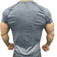 thumbnail image 3 of Running Shirts for Men Lightweigh Quick Dry Performance T-Shirt Moisture-Wicking Athletic Tee for Gym Workout Training, 3 of 5