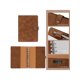 thumbnail image 3 of Leather A5 Ring Binder Notebook, 6 Ring A5 Binder with A5 Refill Papers, Binder Pockets and Subject Dividers Paper Sheet, Travel Binder Journal Person, 3 of 5