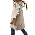 thumbnail image 2 of ZMHEGW Coats For Women Vest Fashion Thickened Vest Vest Fall Jackets, 2 of 7