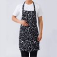 thumbnail image 4 of 1pc Adjustable Adult Apron Striped Restaurant Chef Apron Outdoor Camping Picnic Kitchen Cook Aprons, 4 of 7