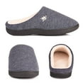 thumbnail image 4 of EUROPEAN SOFTEST Men's Memory Foam Slippers, Indoor/Outdoor Clog Style, French Terry Lining, 4 of 4